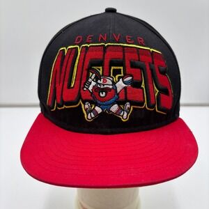 Denver Nuggets Hardwood Classics 9FIFTY Snapback Hat New Era OSFM Black Red